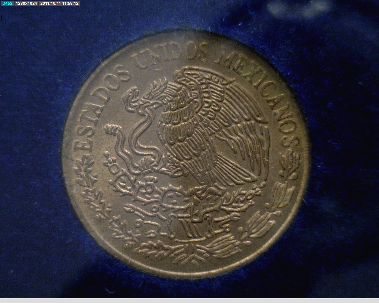 5 Centavos Latón 1974 (anverso)