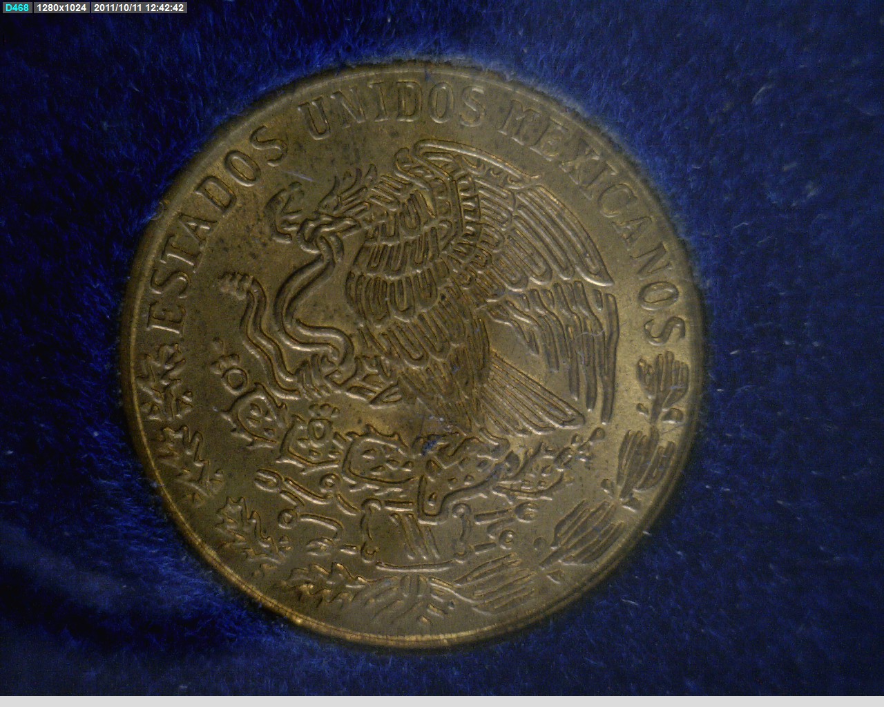 5 Centavos Latón 1975 (anverso)