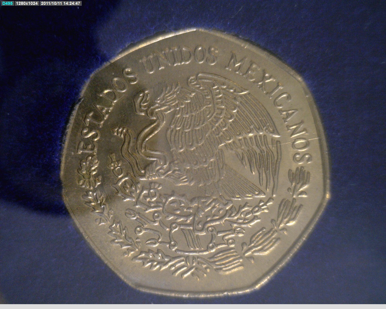 10 Pesos Cuproníquel 1977 (anverso)
