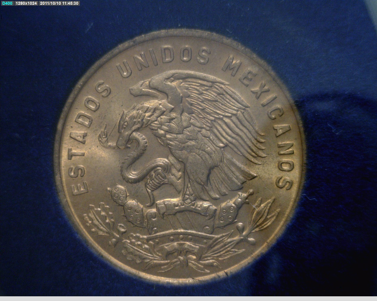 20 Centavos Latón 1971 (anverso)