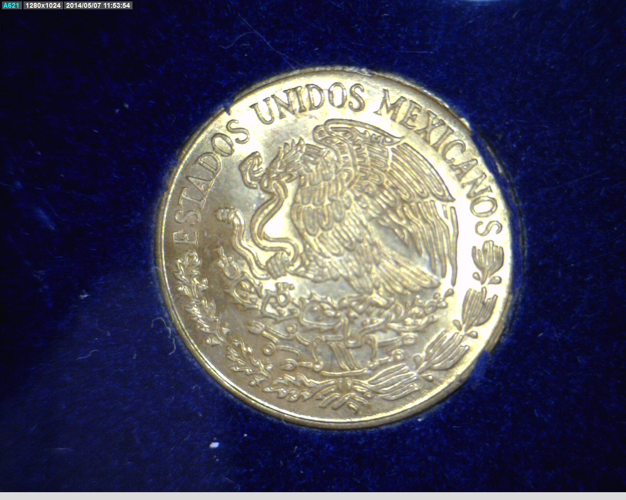 5 Centavos Latón 1972 (anverso)