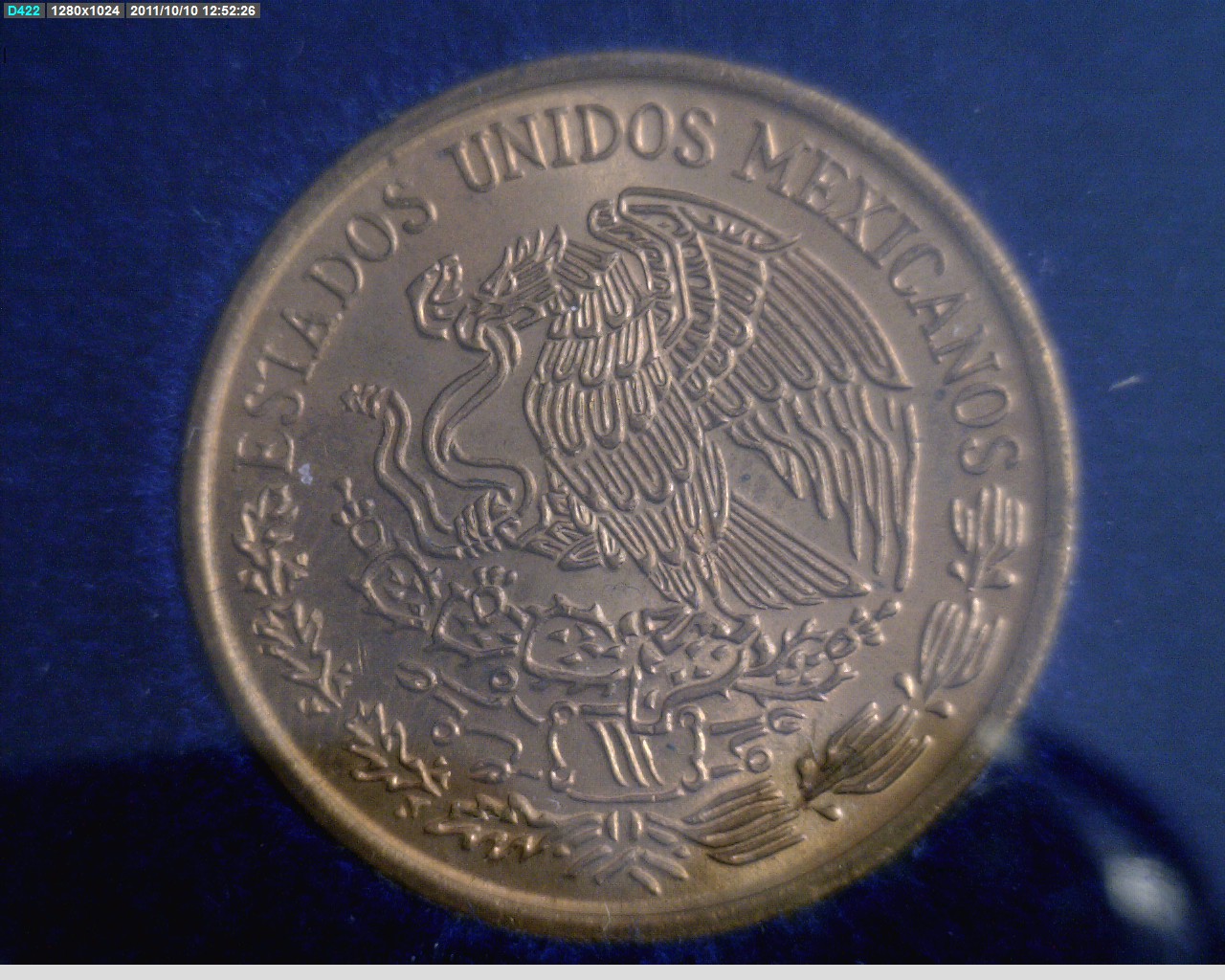 20 Centavos Latón 1973 (anverso)