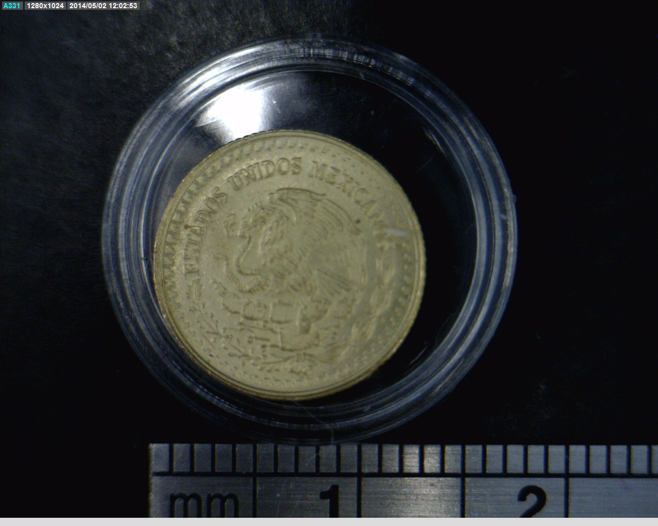 1/20 oz Libertad Oro 1992 · Inventario Banxico 17540 (anverso)