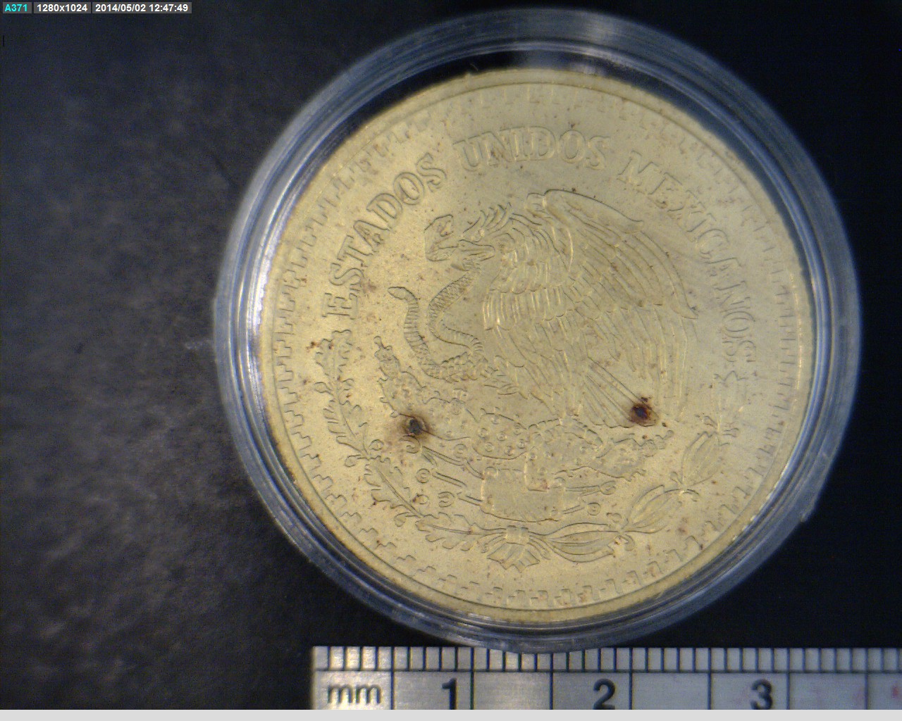 1 oz Libertad Oro 1993 · Inventario Banxico 17561 (anverso)