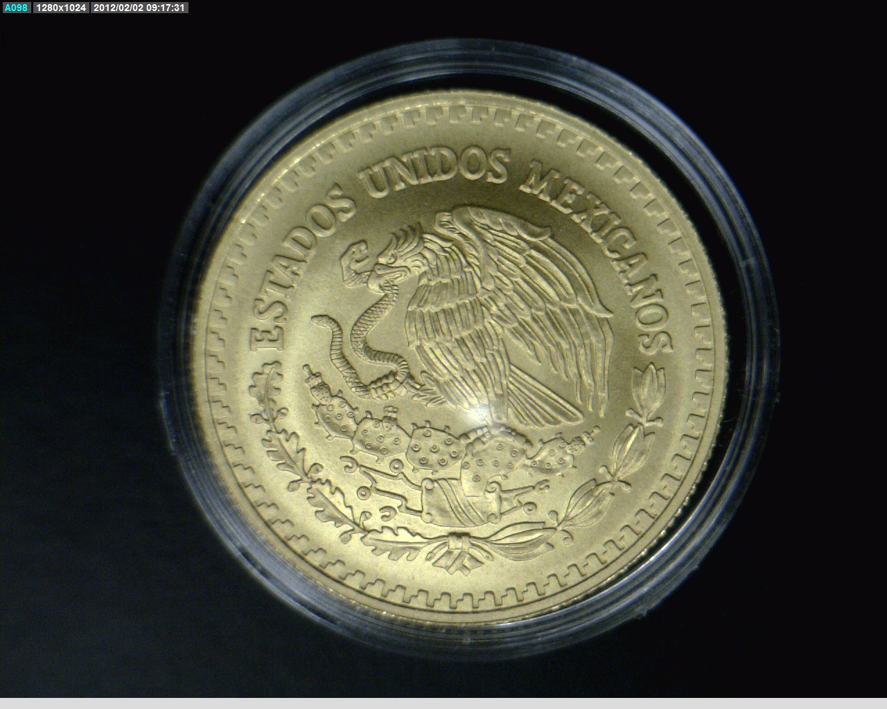 1 oz Libertad Oro 1994 · Inventario Banxico 17591 (anverso)