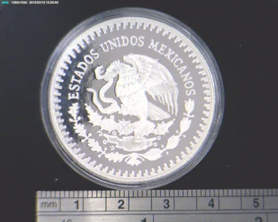 1 oz Libertad Plata 1988 · Inventario Banxico 17847 (anverso)