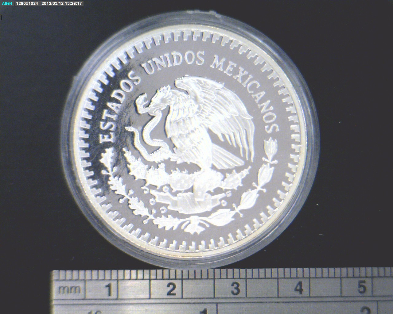 1 oz Libertad Plata 1990 · Inventario Banxico 17856 (anverso)