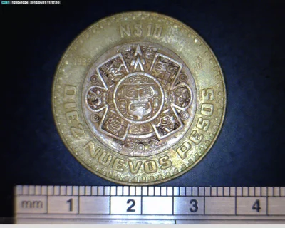 10 Nuevos Pesos Bimetálica 1993