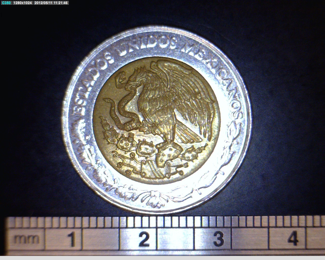 5 Bimetálica 1993 . Inventario Banxico 18548 (anverso)