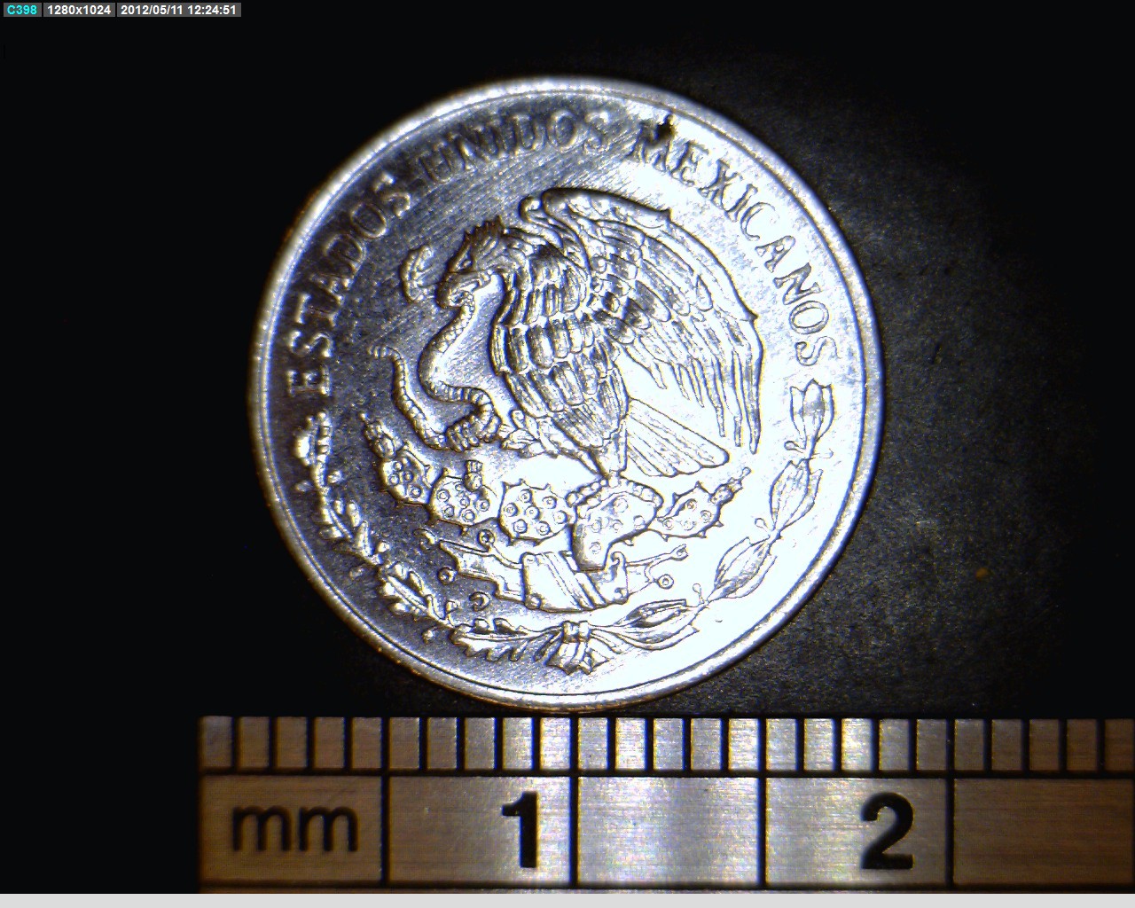 10 Acero inoxidable 1993 . Inventario Banxico 18573 (anverso)
