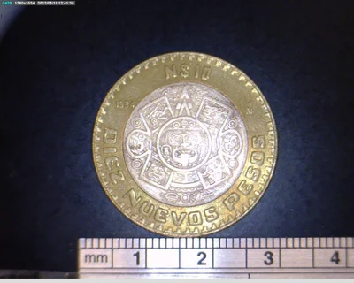 10 Nuevos Pesos Bimetálica 1994