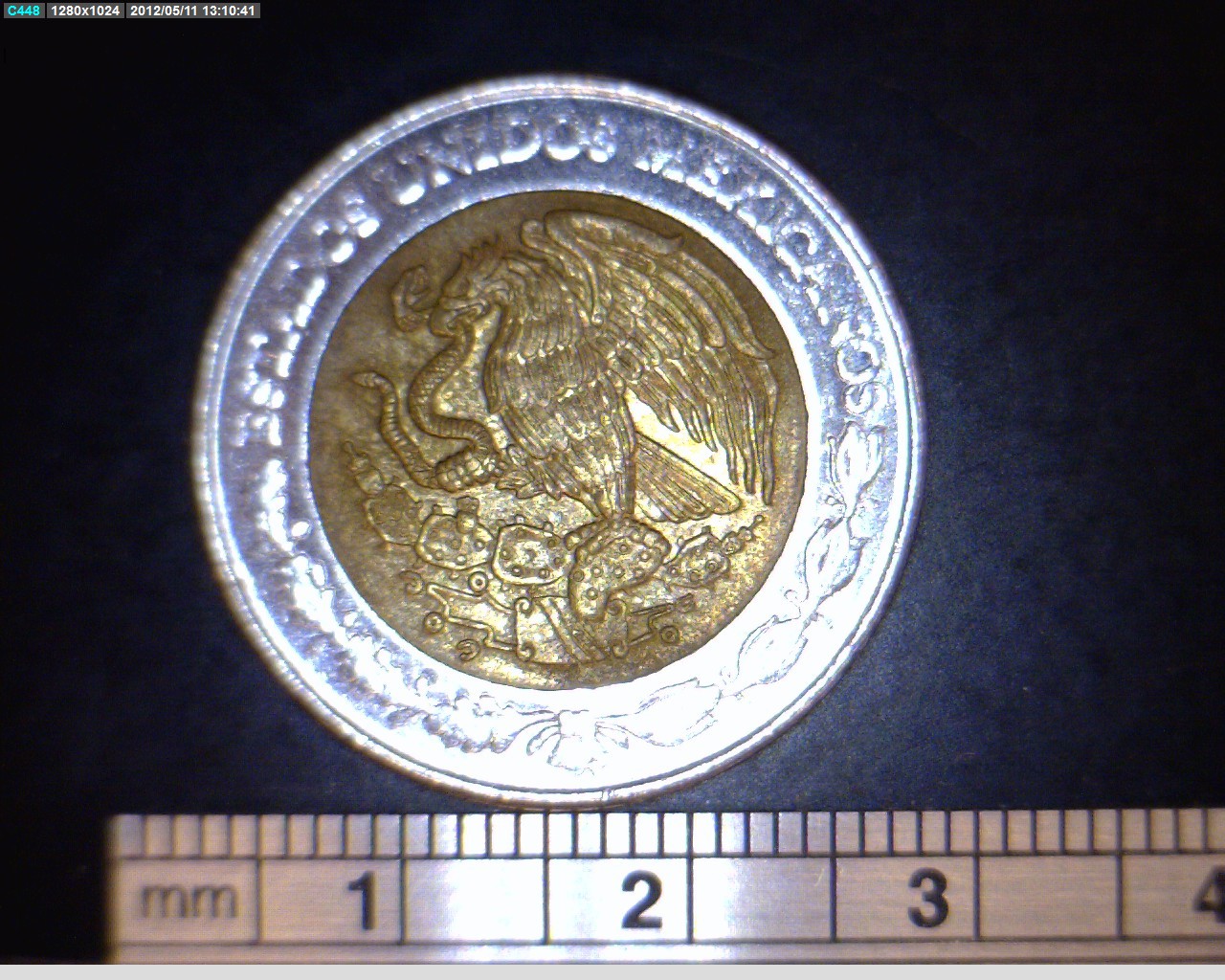5 Bimetálica 1994 . Inventario Banxico 18598 (anverso)