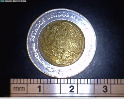 1 Bimetálica 1994 . Inventario Banxico 18608 (anverso)