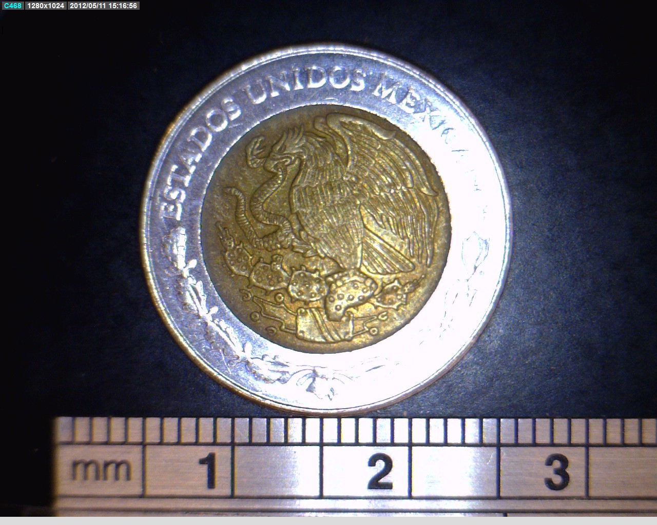 1 Bimetálica 1994 . Inventario Banxico 18608 (anverso)