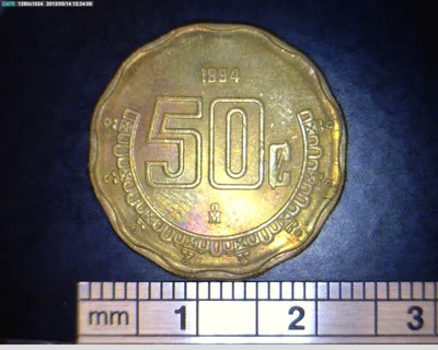 50 Centavos Bronce Aluminio 1994