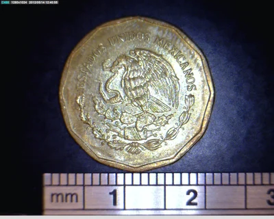20 Bronce Aluminio 1994 . Inventario Banxico 18618 (anverso)