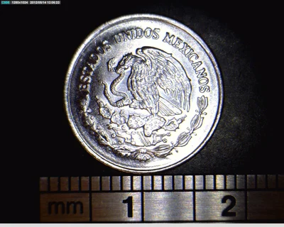 5 Acero inoxidable 1994 . Inventario Banxico 18628 (anverso)