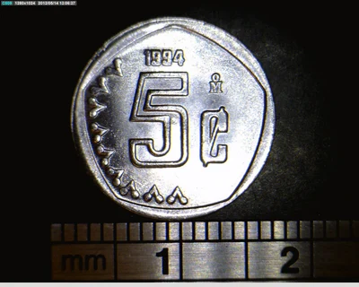 5 Centavos Acero inoxidable 1994