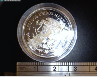 1 Acero inoxidable 1992 . Inventario Banxico 18747 (anverso)