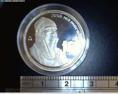 1 Peso Acero inoxidable 1992