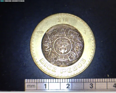 10 Pesos Bimetálica 1996