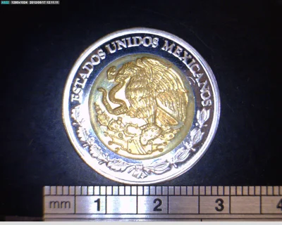 5 Bimetálica 1996 . Inventario Banxico 18809 (anverso)