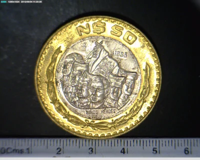 50 Nuevos Pesos Niños Héroes 1995