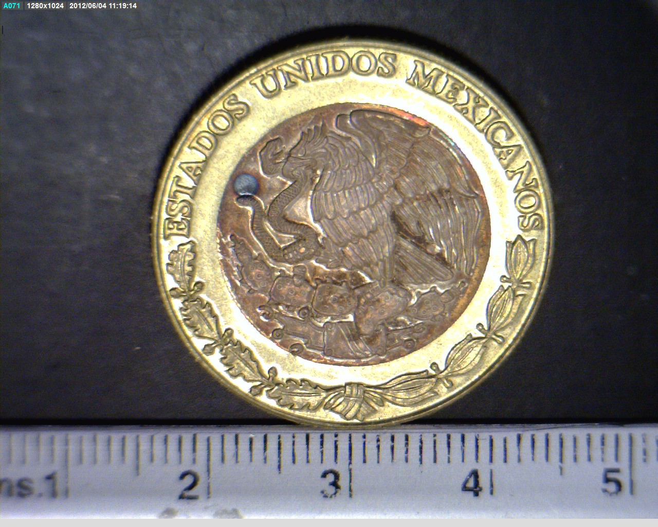 10 Bimetálica 1995 . Inventario Banxico 18980 (anverso)