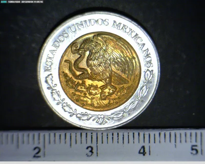 2 Bimetálica 1995 . Inventario Banxico 18985 (anverso)