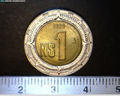 1 Nuevos Pesos Bimetálica 1995