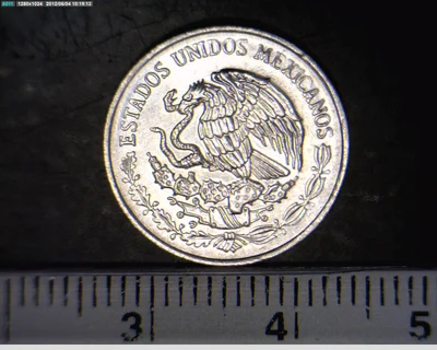 10 Acero inoxidable 1995 . Inventario Banxico 19005 (anverso)