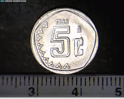 5 Centavos Acero inoxidable 1995