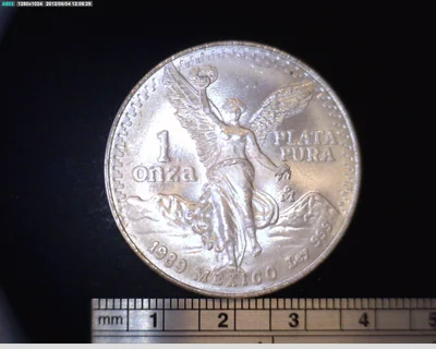 1/4 Onza Libertad Plata 1989