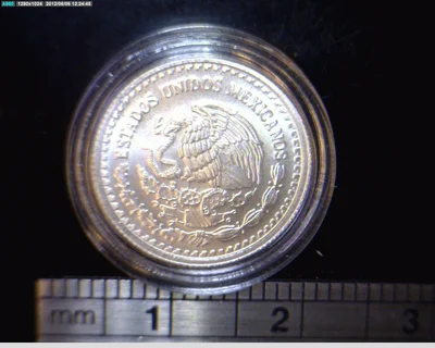 1/20 oz Libertad Plata 1995 · Inventario Banxico 19182 (anverso)