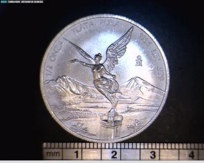 1/2 Onza Libertad Plata 1996