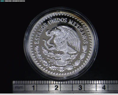 1/4 oz Libertad Plata 1996 · Inventario Banxico 19211 (anverso)