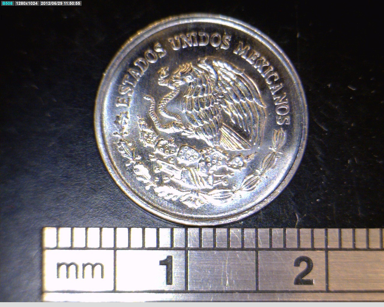 5 Acero inoxidable 1997 . Inventario Banxico 20023 (anverso)
