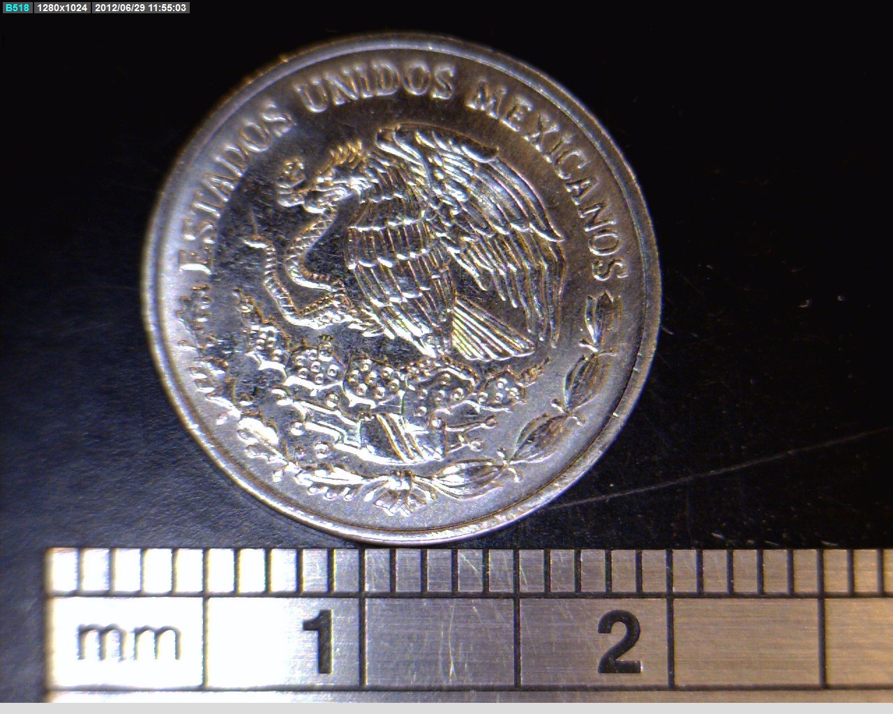 10 Acero inoxidable 1997 . Inventario Banxico 20028 (anverso)