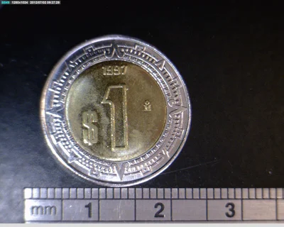 1 Peso Bimetálica 1997