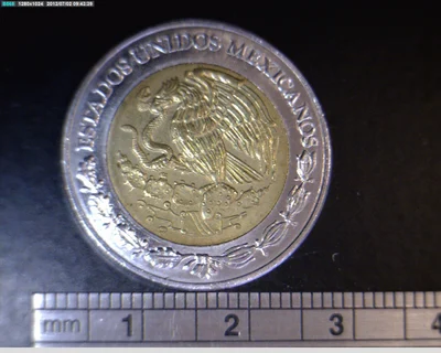 5 Bimetálica 1997 . Inventario Banxico 20053 (anverso)