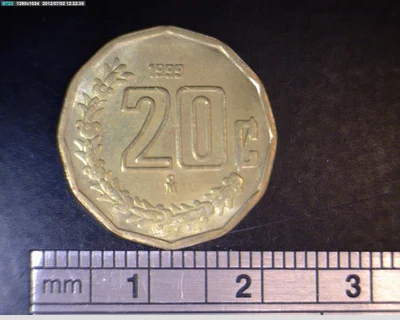 20 Centavos Bronce Aluminio 1999