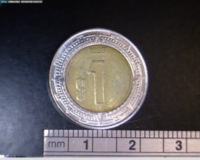 1 Peso Bimetálica 1999