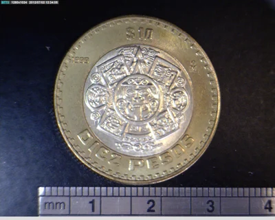 10 Pesos Bimetálica 1999