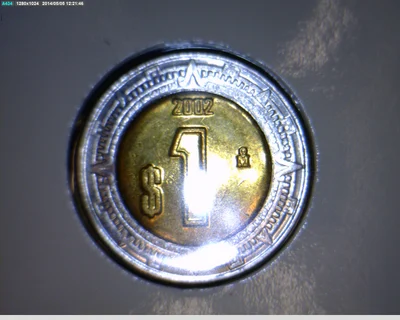 1 Peso Bimetálica 2002