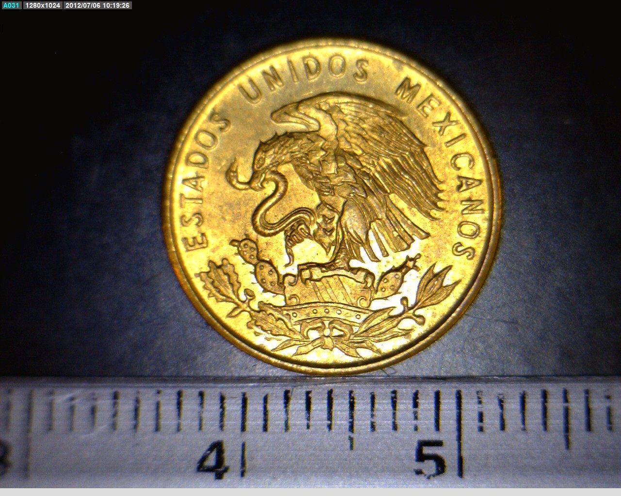 1 Centavos Latón 1969 (anverso)