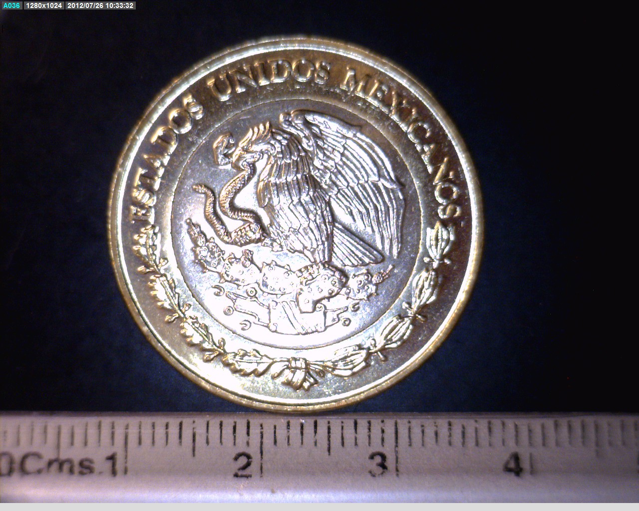 10 Bimetálica 2001 . Inventario Banxico 20533 (anverso)