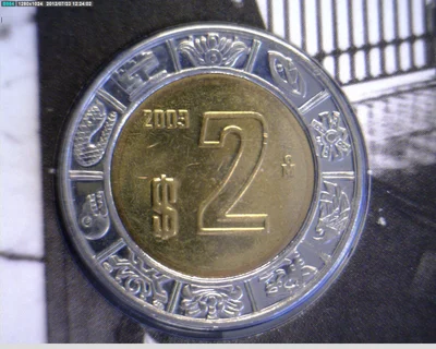 2 Pesos Bimetálica 2003