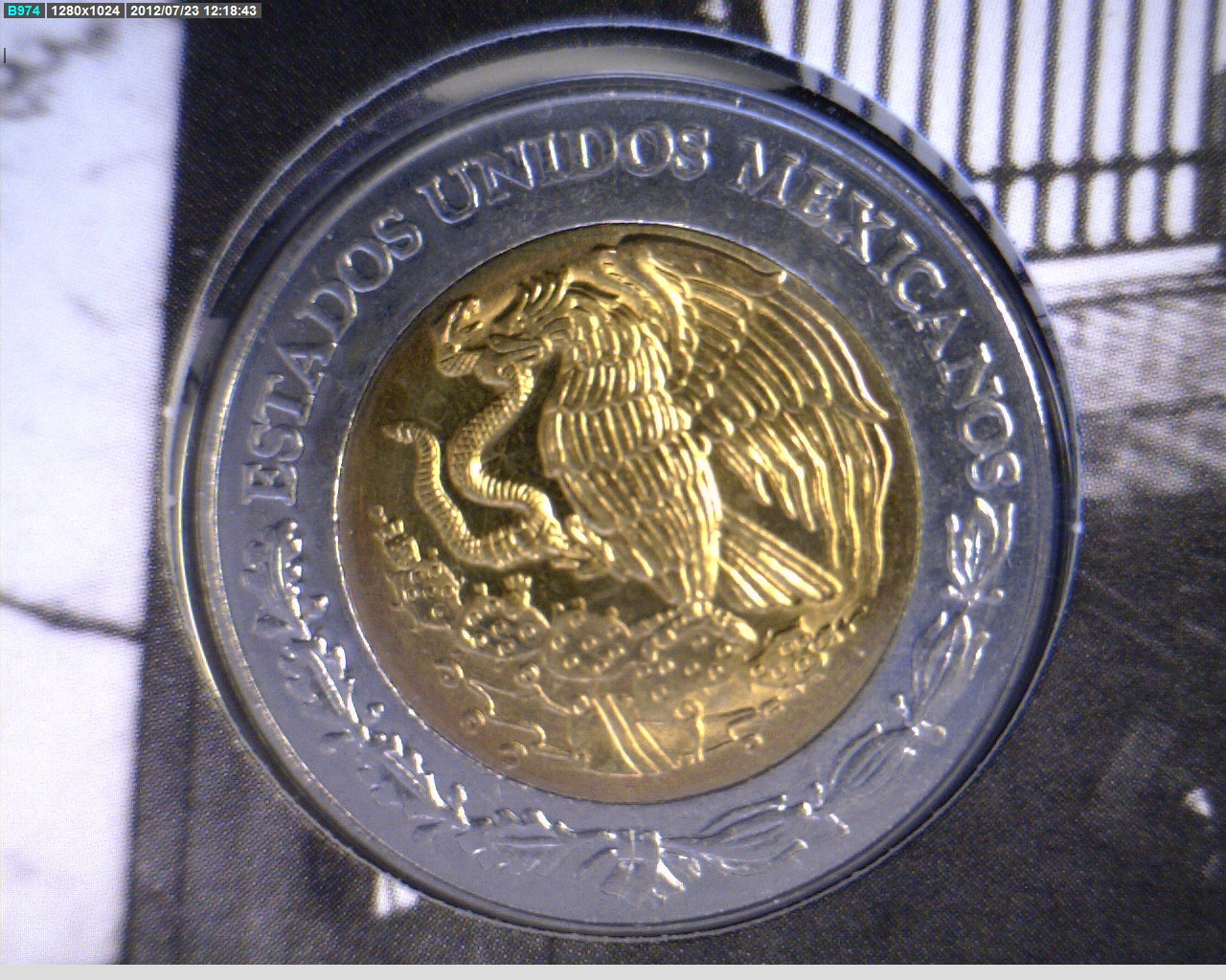 5 Bimetálica 2003 . Inventario Banxico 20574 (anverso)