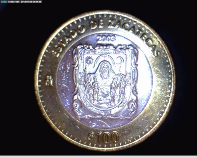 100 Pesos Zacatecas (Escudo) 2003