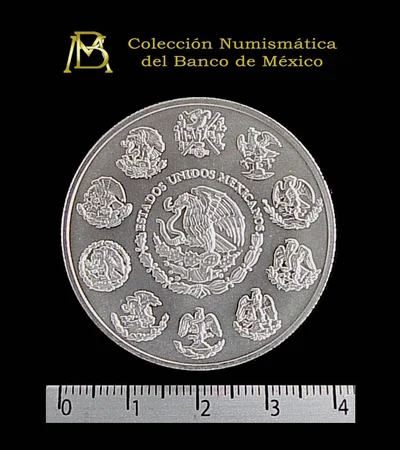 1 oz Libertad Plata 2000 · Inventario Banxico 20778 (anverso)